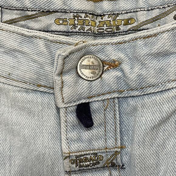 VTG Marithe Francois Girbaud HIGH RISE JEANS Size 13/14 29” Light Wash Tapered - Picture 5 of 11